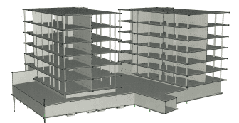 FE-Modell Dlubal RFEM 1